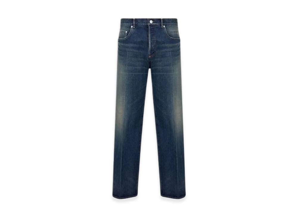 Dior Stone Washed Cotton Jeans "Blue"