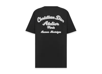 Dior Organic Jersey Relaxed-Fit Christian Dior Atelier T-Shirt "Black"
