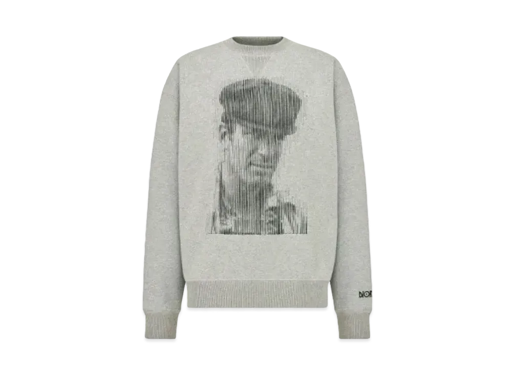 Dior x Jack Kerouac Men's Cotton Cashmere Sweatshirt "Gray"