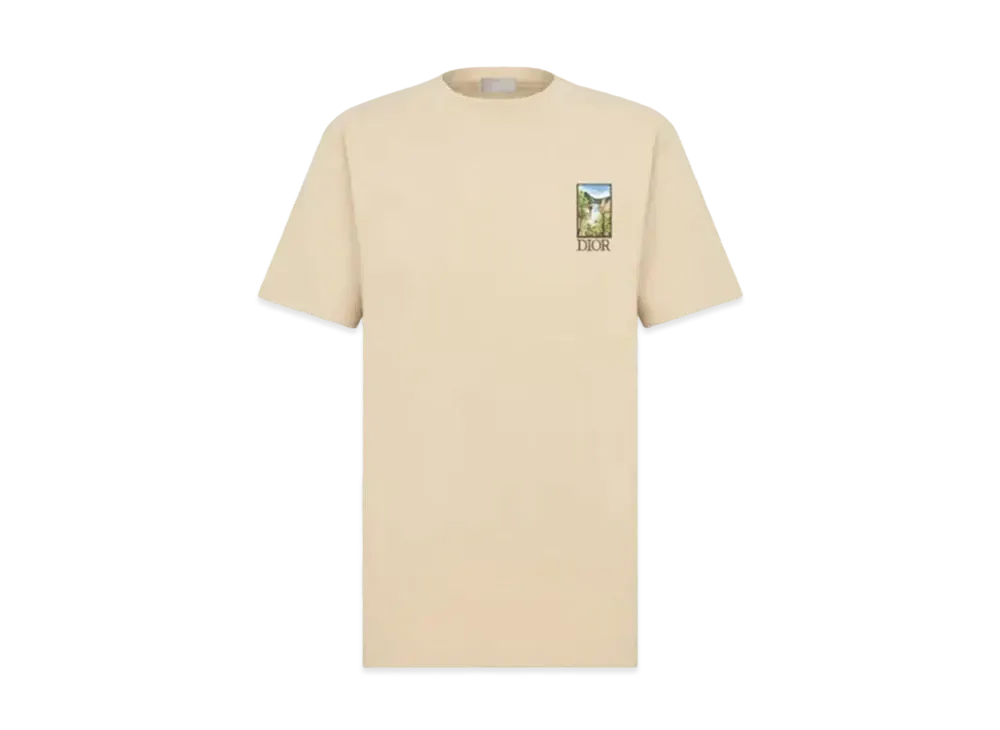 Dior x Jack Kerouac Men's Relaxed Fit T-shirt "Beige"