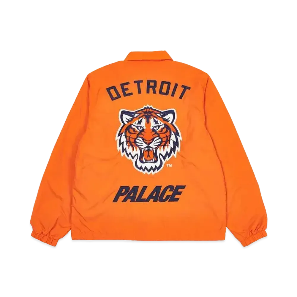 PALACE DETROIT TIGERS NEW ERA COACH JACKET "Orange"