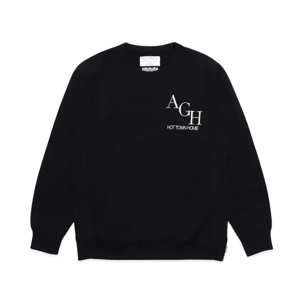 NAMEDARUMA X WACKO MARIA CREW NECK SWEAT "Black"