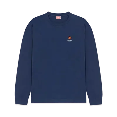 KENZO 'BOKE FLOWER' Long Sleeve T-shirt "Midnight Blue"