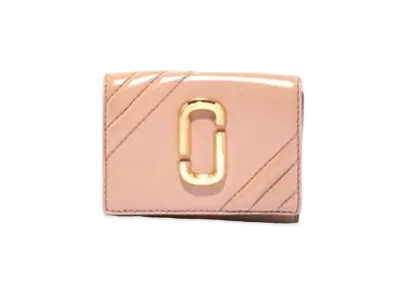 Marc Jacobs The Glam Shot Medium Trifold "Dusty Beige"