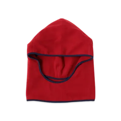 BEAMS Fooded Neck Gaiter "Red/Navy"