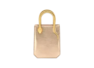 BVLGARI Serpentine Mini Tote "Light Gold"