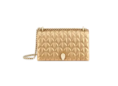 BVLGARI Serpenti Sugarloaf Shoulder Bag "Gold"