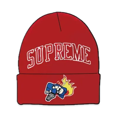 Supreme x Duck Down Music Beanie "Red"