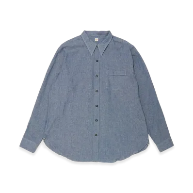 T.T Taiga Takahashi LOT.106 Narrow Collar Shirt "Indigo"