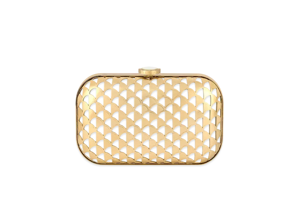 BVLGARI Calla Clutch "White"