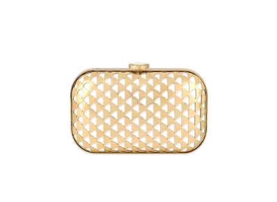 BVLGARI Calla Clutch "White"