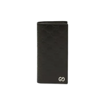 GUCCI Bi-Fold Wallet GG Signature "Black"