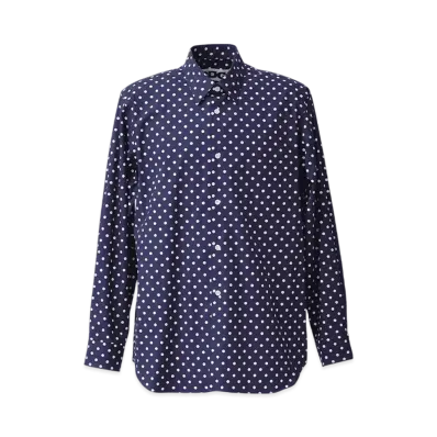 COMME des GARCONS CDG Polka Dot Shirt "Navy"