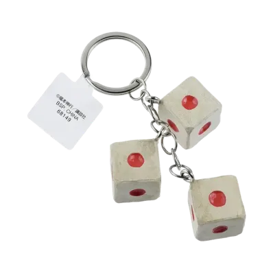 BANDAI "Ichiban Kuji" -Kaiji: The Ultimate Lottery - Drawing a lottery ticket is what makes life enjoyable, right...?- E Prize Karma...! Take this, Double One Dice Keyring