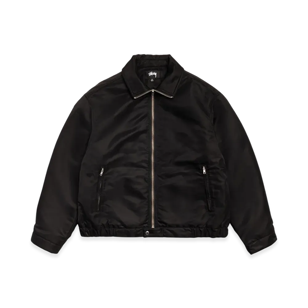 Stussy Pile Lined Zip Jacket "Black"