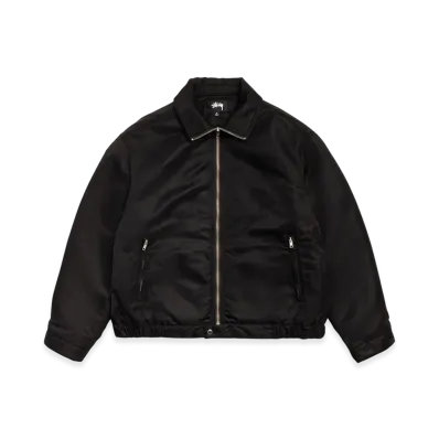 Stussy Pile Lined Zip Jacket "Black"