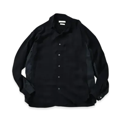YOKE x JOURNAL STANDARD 25FW Connected Shirt "Black"