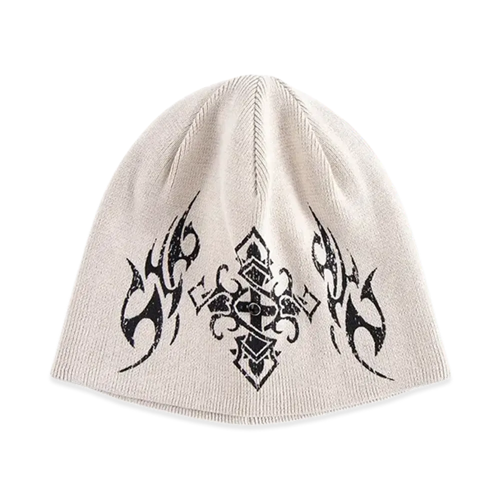 SUPPLIER Tribal Cross Beanie "Beige"