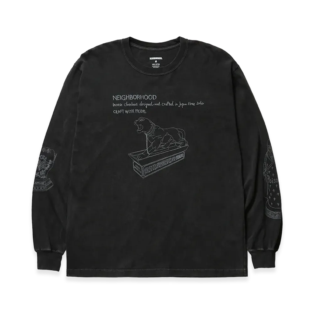 NEIGHBORHOOD NH Tee LS-8 "Black"