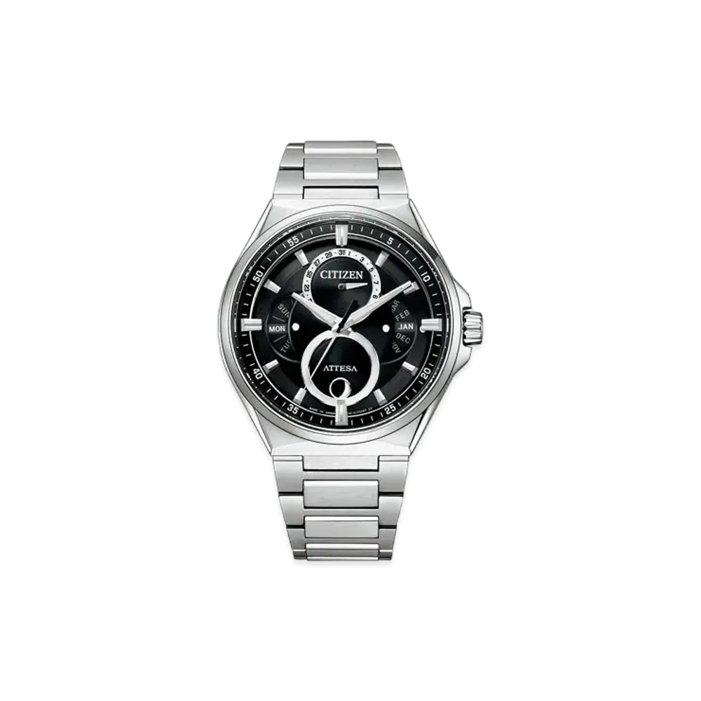 CITIZEN ATTESA ACT Line Triple Calendar Moon Phase BU0060-68E