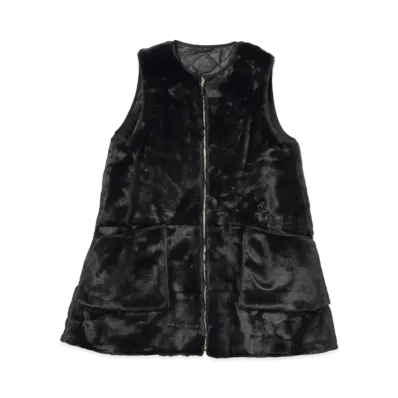 Barbour x BEAMS BOY Liner Vest New "Black"