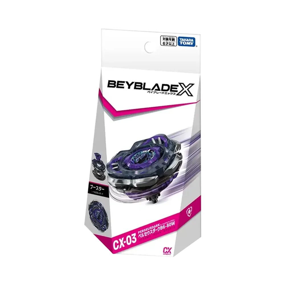 TAKARA TOMY "BEYBLADE X" CX-03 Perseus Dark B6-80W