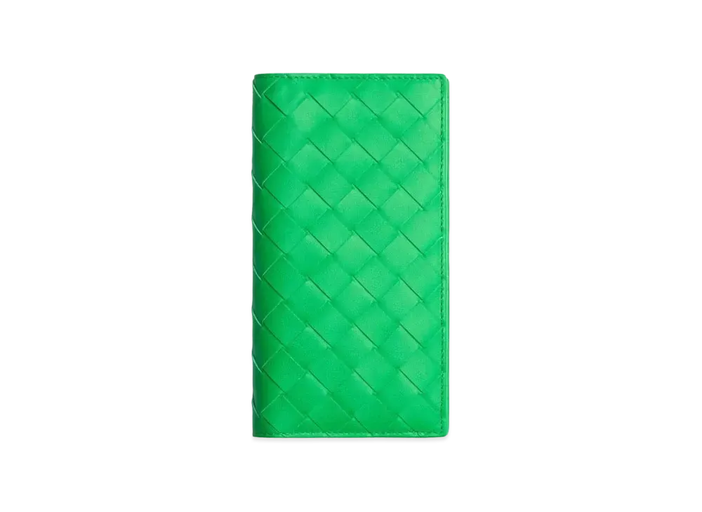 Bottega Veneta Slim Long Wallet "Parakeet"