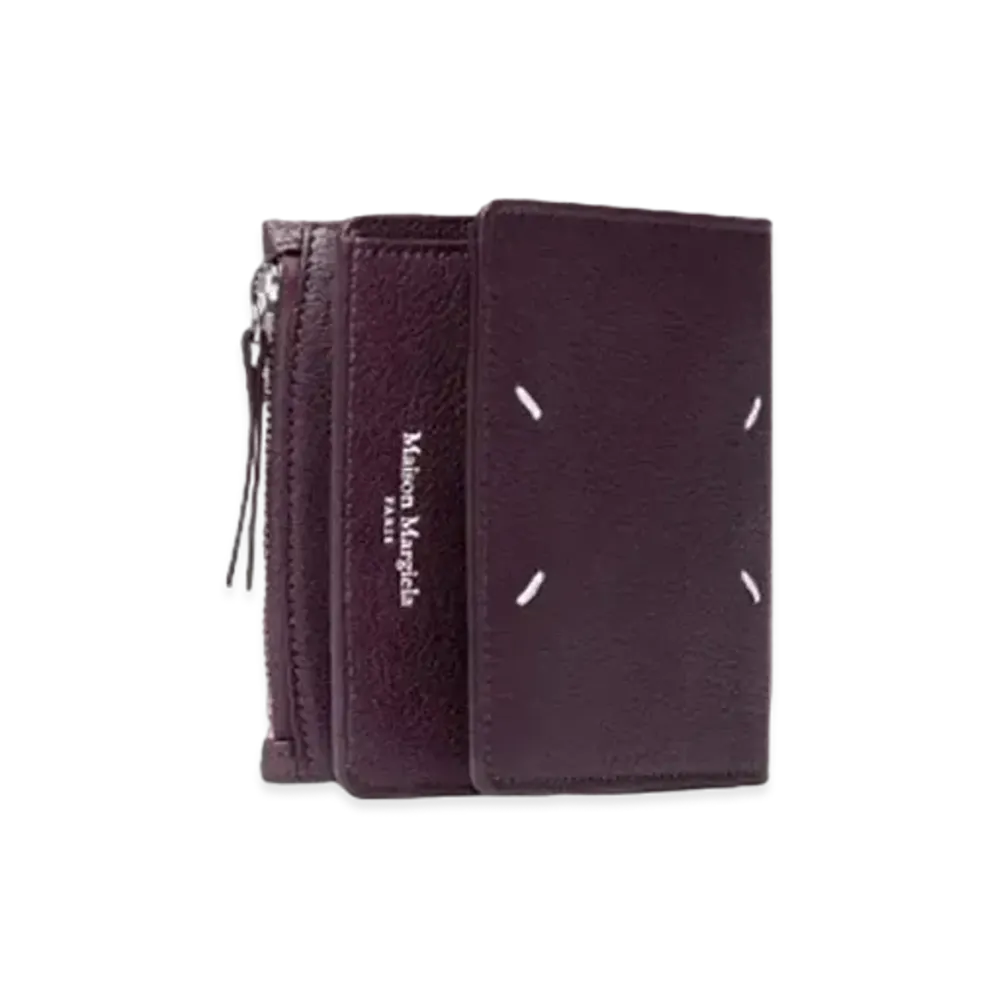 Maison Margiela Flip Flap Wallet "Merlot"