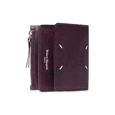 Maison Margiela Flip Flap Wallet "Merlot"