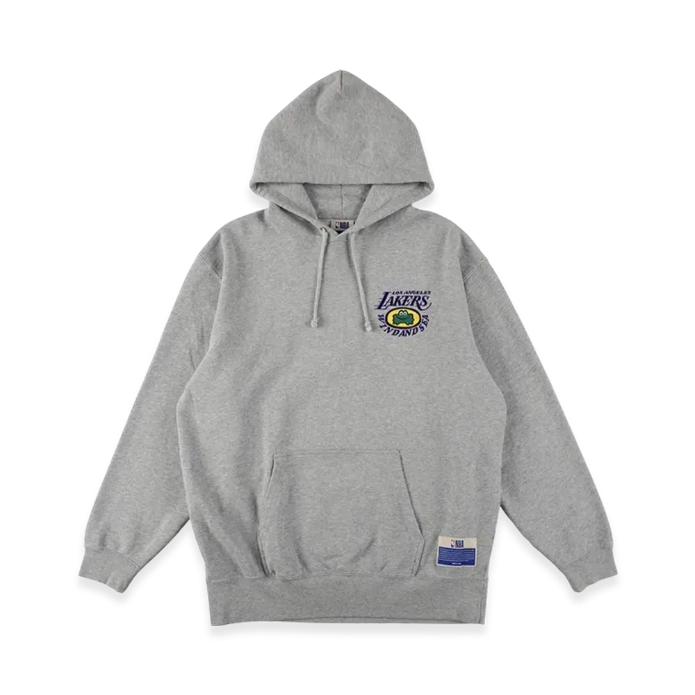 WIND AND SEA x Parappa The Rapper x NBA LAKERS Hoodie "Gray"