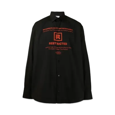 VETEMENTS Graphic Shirt "Black"