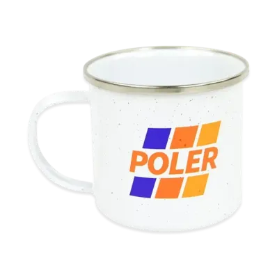 POLeR Outdoor Camping Mug "WhiteRed"