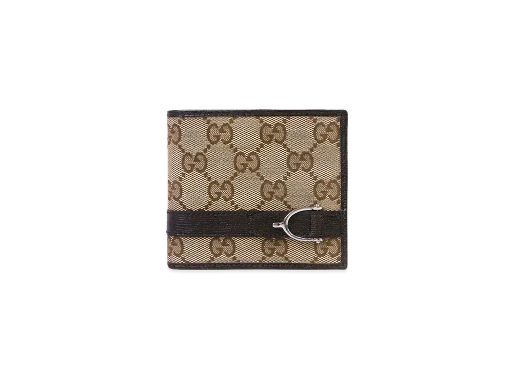 GUCCI Bi-Fold Wallet GG Canvas "Brown"