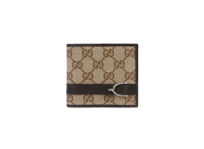 GUCCI Bi-Fold Wallet GG Canvas "Brown"