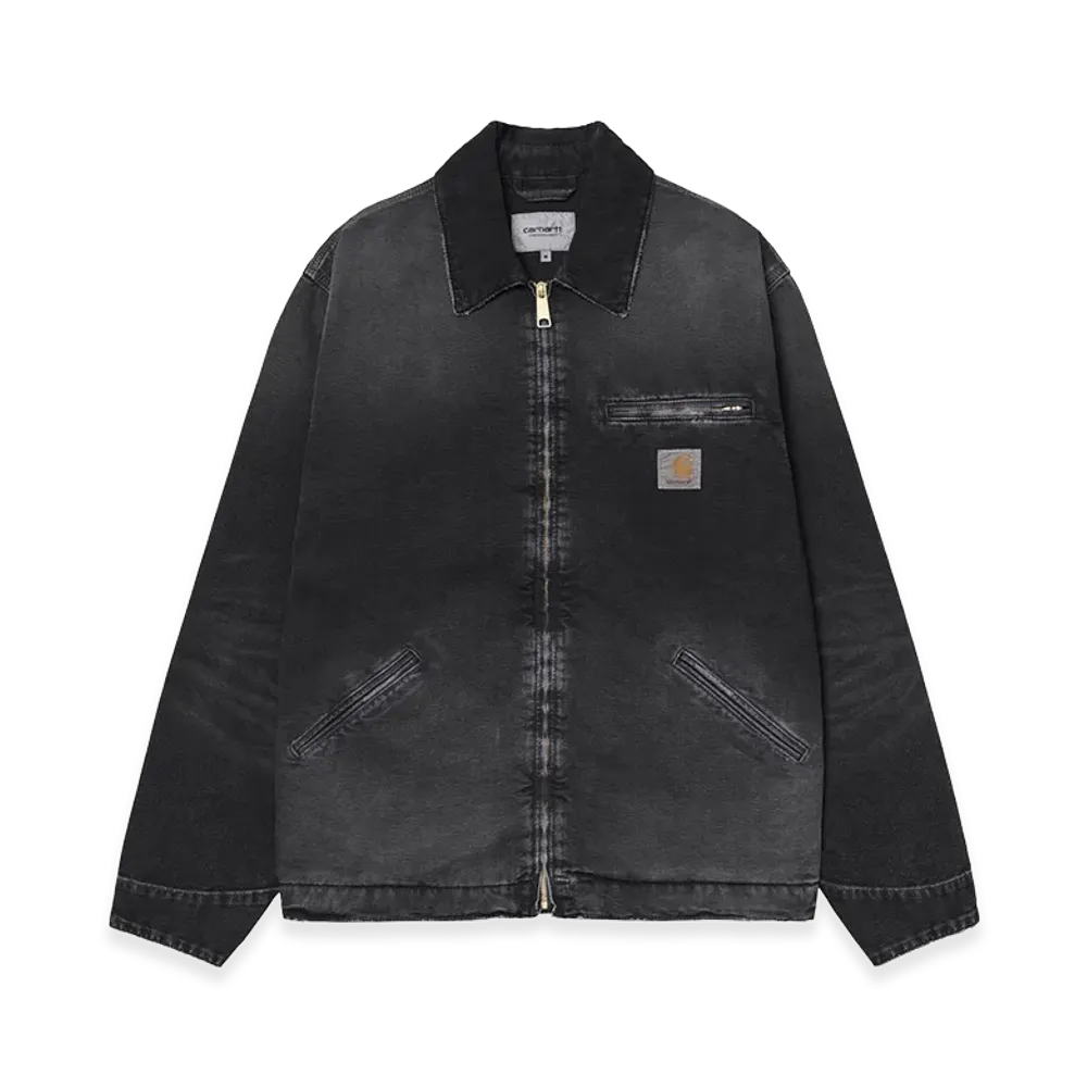 Carhartt WIP OG Detroit Jacket "Black/Black/Destroy wash"