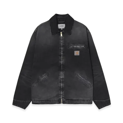 Carhartt WIP OG Detroit Jacket "Black/Black/Destroy wash"