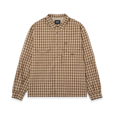 HUF Air Flow Convertible LS Shirt "Brown"