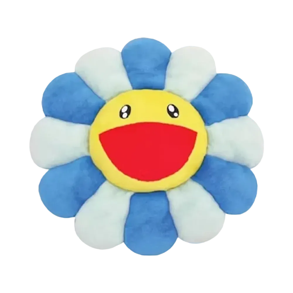 カイカイキキ『村上隆』お花クッション / レインボー&イエロー (60cm