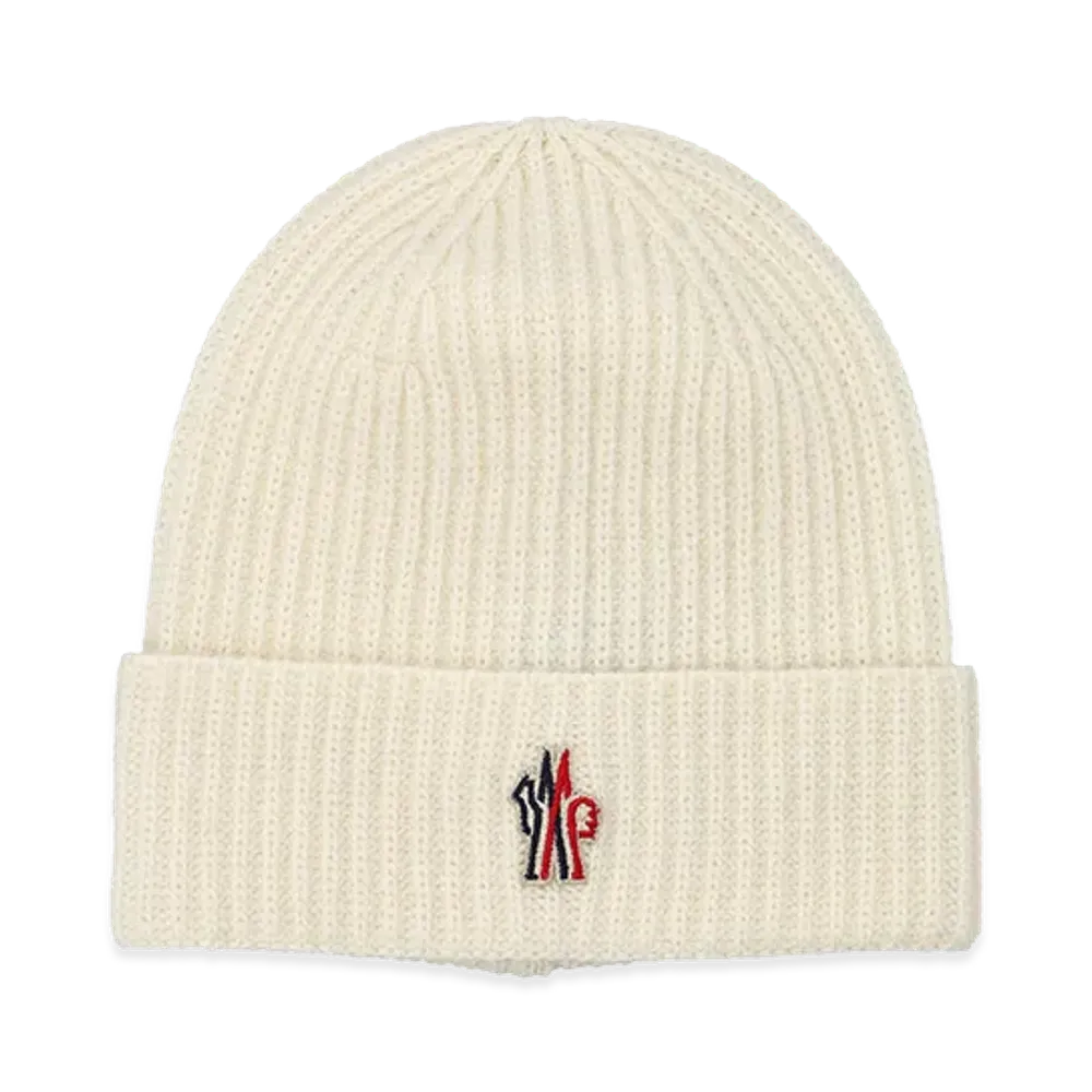 MONCLER Kids Grenoble Beanie "White"