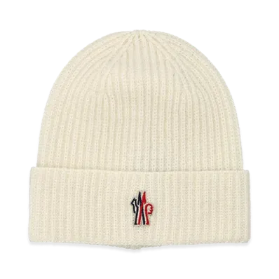 MONCLER Kids Grenoble Beanie "White"