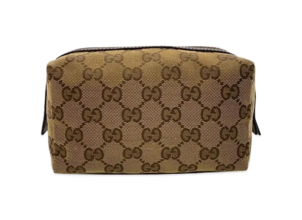 GUCCI GG Canvas Pouch "Beige"