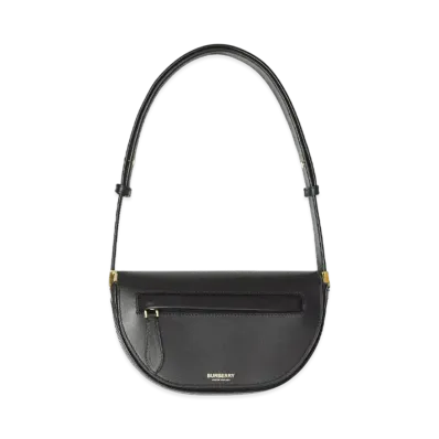 Burberry Small Leather Olympia Bag "Black"