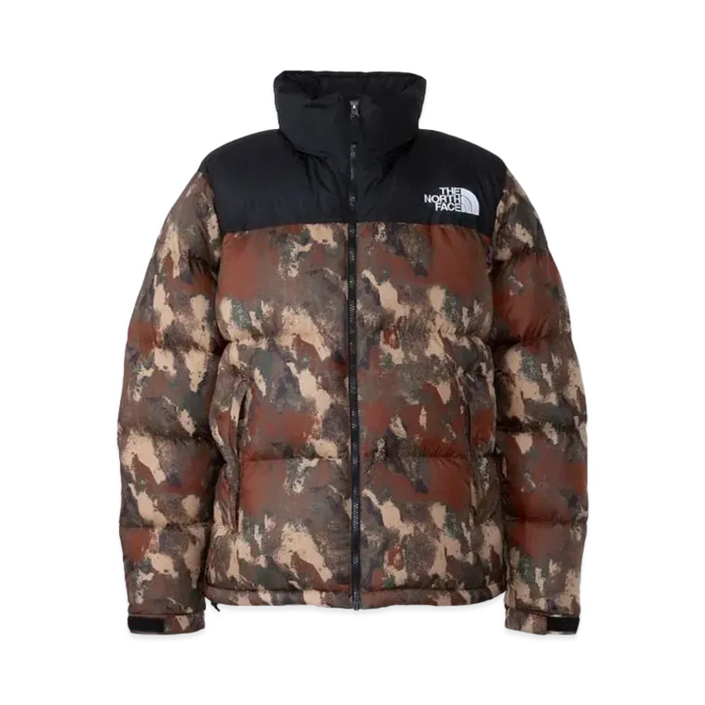 The North Face Novelty Nuptse Jacket "Evolve Texture Brandy Brown"