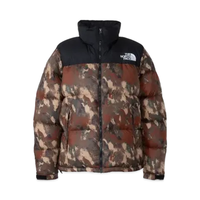 The North Face Novelty Nuptse Jacket "Evolve Texture Brandy Brown"