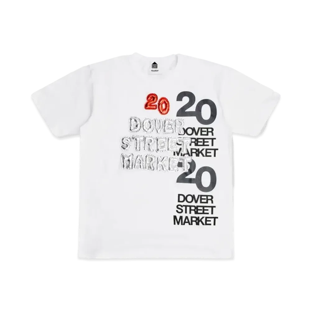 Dover Street Market London x Doublet 20th Anniversary Tee "White"