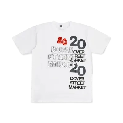 Dover Street Market London x Doublet 20th Anniversary Tee "White"
