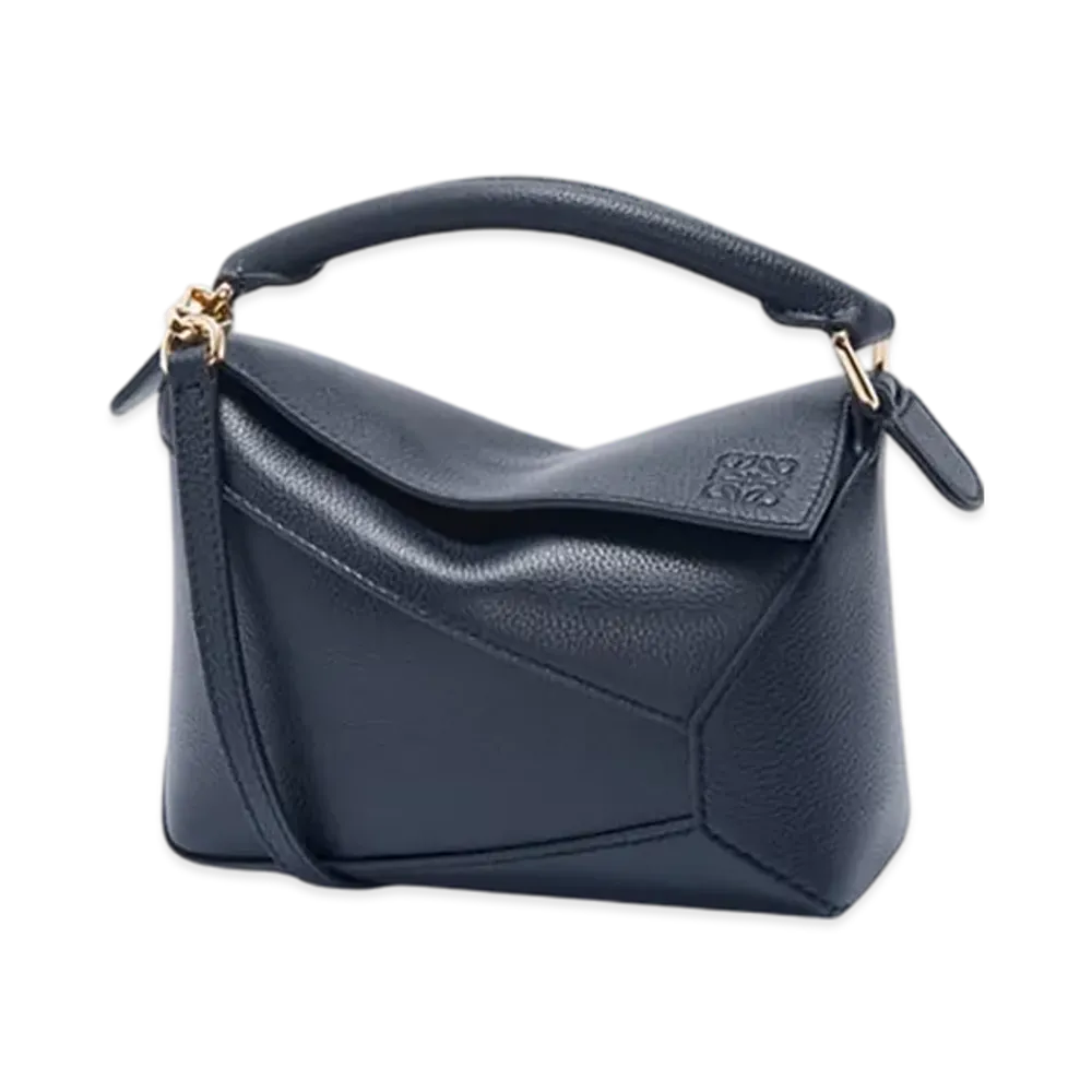 LOEWE Puzzle Edge Bag Mini "Deep Navy"