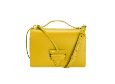 LOEWE Barcelona Bag In Silk Calfskin "Ochre"