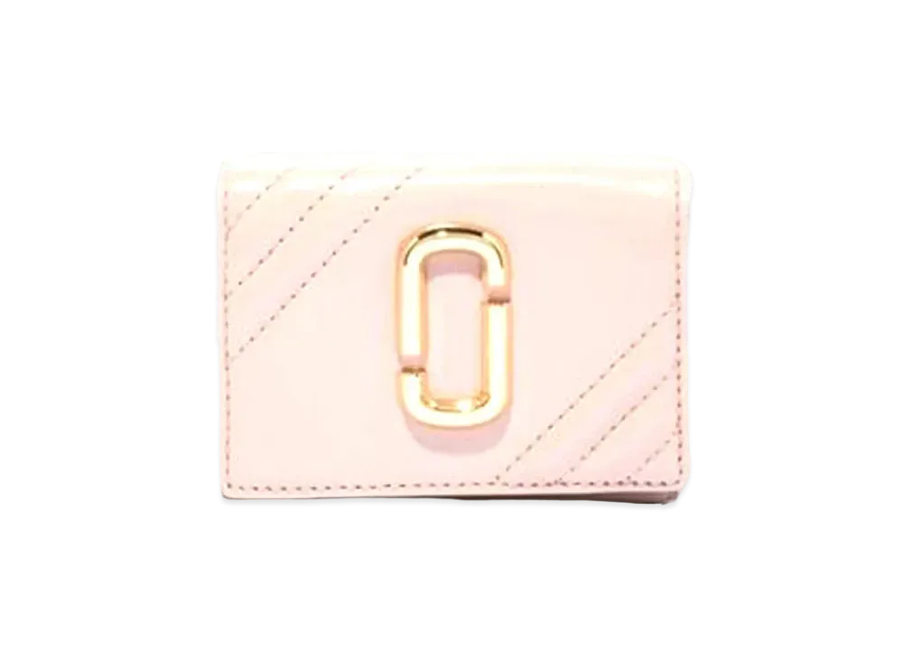 Marc Jacobs The Glam Shot Medium Trifold "Adobe Rose"
