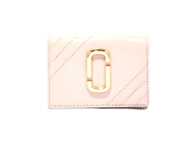Marc Jacobs The Glam Shot Medium Trifold "Adobe Rose"